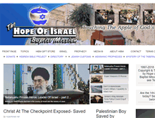 Tablet Screenshot of hopeofisrael.net
